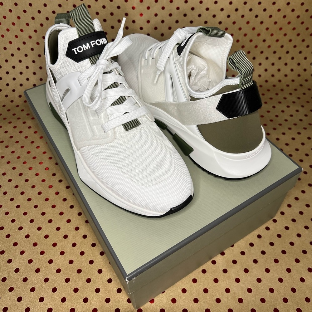 TOM FORD Men's Nylon Mesh Jago Sneaker NEW